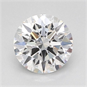 Lab Grown Diamond 1.03 Carats, Round with Ideal Cut, D Color, VVS2 Clarity and Certified by IGI