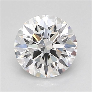 Picture of Lab Grown Diamond 1.03 Carats, Round with Ideal Cut, D Color, VVS2 Clarity and Certified by IGI