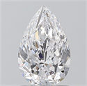 Natural Diamond 1.01 Carats, Pear with  Cut, D Color, VVS1 Clarity and Certified by GIA