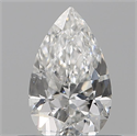 Diamante Natural 0.14 quilates, De pera , Color F, claridad SI1 y certificado IGI