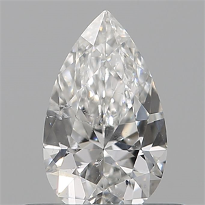 Foto Diamante Natural 0.14 quilates, De pera , Color F, claridad SI1 y certificado IGI de