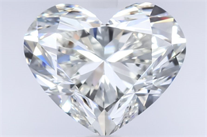 Picture of Natural Diamond 1.70 Carats, Heart with  Cut, H Color, VS2 Clarity and Certified by GIA