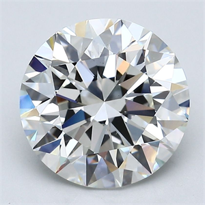 Picture of Natural Diamond 4.28 Carats, Round with Excellent Cut, I Color, VS2 Clarity and Certified by GIA