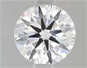 Lab Grown Diamond 1.02 Carats, Round with Ideal Cut, E Color, VVS1 Clarity and Certified by IGI
