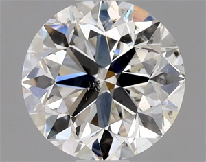 Picture of Natural Diamond 0.81 Carats, Round with Very Good Cut, H Color, SI2 Clarity and Certified by GIA