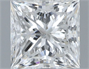Natural Diamond 0.51 Carats, Princess with  Cut, G Color, SI1 Clarity and Certified by GIA