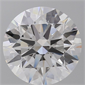 Lab Grown Diamond 5.08 Carats, Round with Ideal Cut, E Color, VVS2 Clarity and Certified by IGI