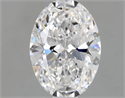 Natural Diamond 0.71 Carats, Oval with  Cut, D Color, VS1 Clarity and Certified by GIA