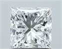 Natural Diamond 1.02 Carats, Princess with  Cut, F Color, VVS1 Clarity and Certified by GIA