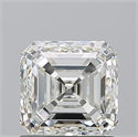 Natural Diamond 1.50 Carats, Asscher with  Cut, J Color, VS2 Clarity and Certified by GIA