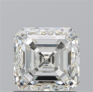 Picture of Natural Diamond 1.50 Carats, Asscher with  Cut, J Color, VS2 Clarity and Certified by GIA