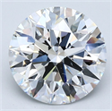 Diamante Natural 2.59 quilates, Redondo , Color E, claridad VS2 y certificado GIA