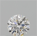 Natural Diamond 0.42 Carats, Round with Excellent Cut, G Color, VVS1 Clarity and Certified by GIA