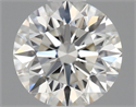 Natural Diamond 0.71 Carats, Round with Excellent Cut, E Color, IF Clarity and Certified by IGI