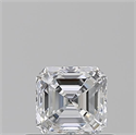Natural Diamond 0.51 Carats, Asscher with  Cut, D Color, VVS2 Clarity and Certified by GIA