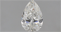 Diamante Natural 0.57 quilates, De pera , Color G, claridad IF y certificado GIA