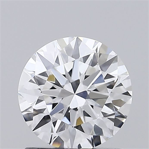 Picture of Lab Grown Diamond 1.10 Carats, Round with Ideal Cut, D Color, VVS2 Clarity and Certified by IGI