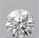 Natural Diamond 0.72 Carats, Round with Excellent Cut, I Color, VVS2 Clarity and Certified by GIA