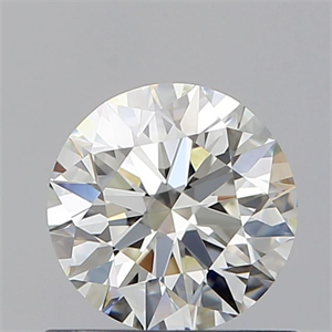 Picture of Natural Diamond 0.72 Carats, Round with Excellent Cut, I Color, VVS2 Clarity and Certified by GIA