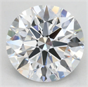 Lab Grown Diamond 3.16 Carats, Round with Excellent Cut, D Color, IF Clarity and Certified by GIA