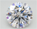Lab Grown Diamond 3.51 Carats, Round with Excellent Cut, E Color, VS1 Clarity and Certified by GIA