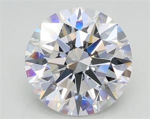 Picture of Lab Grown Diamond 3.51 Carats, Round with Excellent Cut, E Color, VS1 Clarity and Certified by GIA