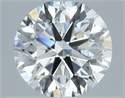 Natural Diamond 2.01 Carats, Round with Excellent Cut, G Color, VVS1 Clarity and Certified by GIA
