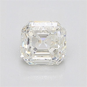 Picture of Natural Diamond 0.96 Carats, Asscher with  Cut, J Color, VS2 Clarity and Certified by GIA
