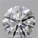 Lab Grown Diamond 1.03 Carats, Round with Ideal Cut, D Color, VVS1 Clarity and Certified by IGI