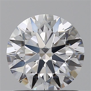 Picture of Lab Grown Diamond 1.03 Carats, Round with Ideal Cut, D Color, VVS1 Clarity and Certified by IGI