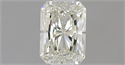 Natural Diamond 0.52 Carats, Radiant with  Cut, I Color, VVS2 Clarity and Certified by IGI