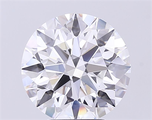 Picture of Lab Grown Diamond 5.04 Carats, Round with Excellent Cut, E Color, IF Clarity and Certified by IGI