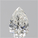 Natural Diamond 0.76 Carats, Pear with  Cut, H Color, SI1 Clarity and Certified by GIA