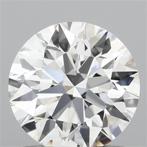 Picture of Lab Grown Diamond 1.08 Carats, Round with Ideal Cut, D Color, VVS2 Clarity and Certified by IGI