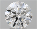 Natural Diamond 2.55 Carats, Round with Excellent Cut, G Color, VS1 Clarity and Certified by GIA