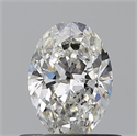 Diamante Natural 0.58 quilates, Ovalado , Color G, claridad SI2 y certificado GIA