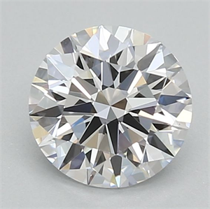 Picture of Lab Grown Diamond 0.82 Carats, Round with Ideal Cut, D Color, VVS2 Clarity and Certified by IGI