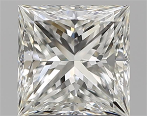 Picture of Natural Diamond 1.61 Carats, Princess with  Cut, H Color, VS1 Clarity and Certified by GIA