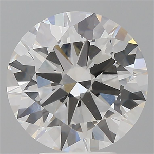 Picture of Lab Grown Diamond 4.50 Carats, Round with Excellent Cut, E Color, VS1 Clarity and Certified by IGI