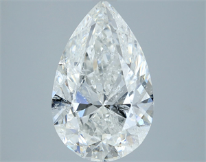 Foto Diamante Natural 4.02 quilates, De pera , Color G, claridad SI2 y certificado IGI de