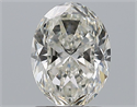 Natural Diamond 1.70 Carats, Oval with  Cut, I Color, VVS2 Clarity and Certified by GIA