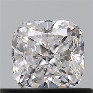 Foto Diamante Natural 0.50 quilates, Del cojín , Color D, claridad VVS1 y certificado GIA de