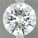 Lab Grown Diamond 3.96 Carats, Round with Excellent Cut, E Color, VS1 Clarity and Certified by IGI