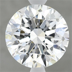 Picture of Lab Grown Diamond 3.96 Carats, Round with Excellent Cut, E Color, VS1 Clarity and Certified by IGI