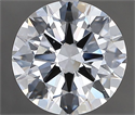Natural Diamond 2.50 Carats, Round with Excellent Cut, E Color, SI1 Clarity and Certified by GIA