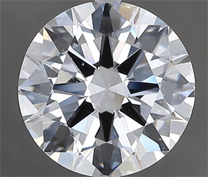 Picture of Natural Diamond 2.50 Carats, Round with Excellent Cut, E Color, SI1 Clarity and Certified by GIA