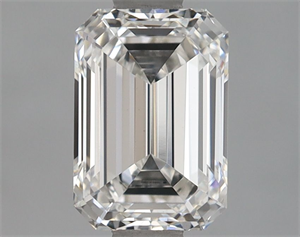 Picture of Lab Grown Diamond 1.21 Carats, Emerald with  Cut, F Color, VVS2 Clarity and Certified by IGI