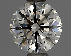 Picture of Natural Diamond 0.40 Carats, Round with Excellent Cut, J Color, VVS2 Clarity and Certified by GIA