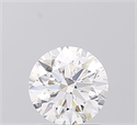 Lab Grown Diamond 1.21 Carats, Round with Ideal Cut, D Color, IF Clarity and Certified by IGI