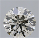 Natural Diamond 0.73 Carats, Round with Excellent Cut, J Color, SI1 Clarity and Certified by IGI